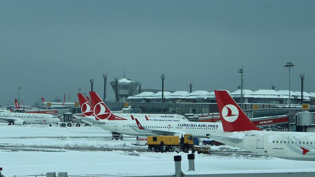 Snowfall alert in Istanbul! THY flights canceled