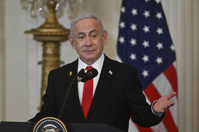 Netanyahu praised Trump at the joint press conference