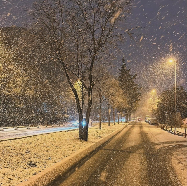 Another warning from AKOM to Istanbul! Snow will be effective starting from Monday