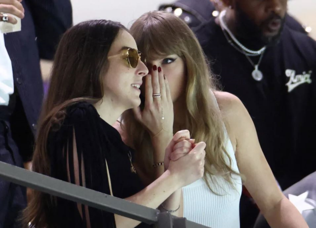 Singer Taylor Swift, who was booed at the Super Bowl, was taken by surprise