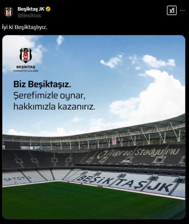 They left a one-sentence note! Beşiktaş did not remain indifferent to the withdrawal incident