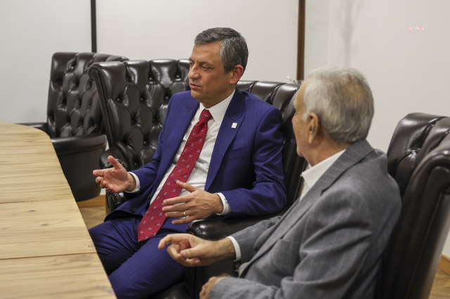 CHP Chairman Özgür Özel visited Ahmet Türk