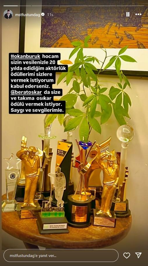 Harsh words from Mustafa Üstündağ to Okan Buruk: I want to give you my acting awards