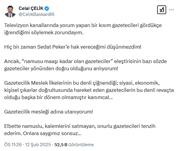 Kılıçdaroğlu's lawyer targeted journalists: I never thought I would agree with Peker