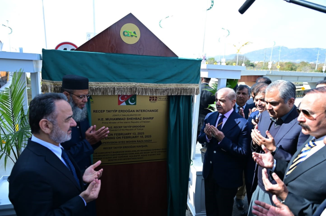 The interchange named after President Erdoğan in Pakistan has been opened