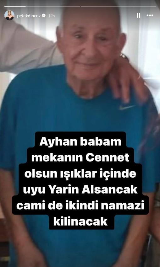 Petek Dinçöz, shared the sad news while crying: Rushed to İzmir