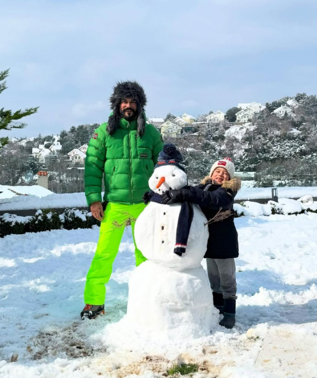Attention-grabbing snow combination of Fahriye Evcen and Burak Özçivit