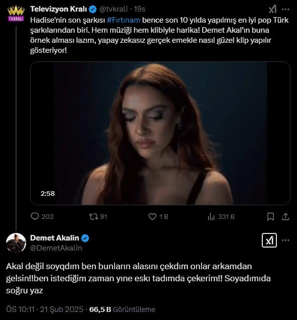 Demet Akalın, compared to Hadise, lost her temper: I have done all of these