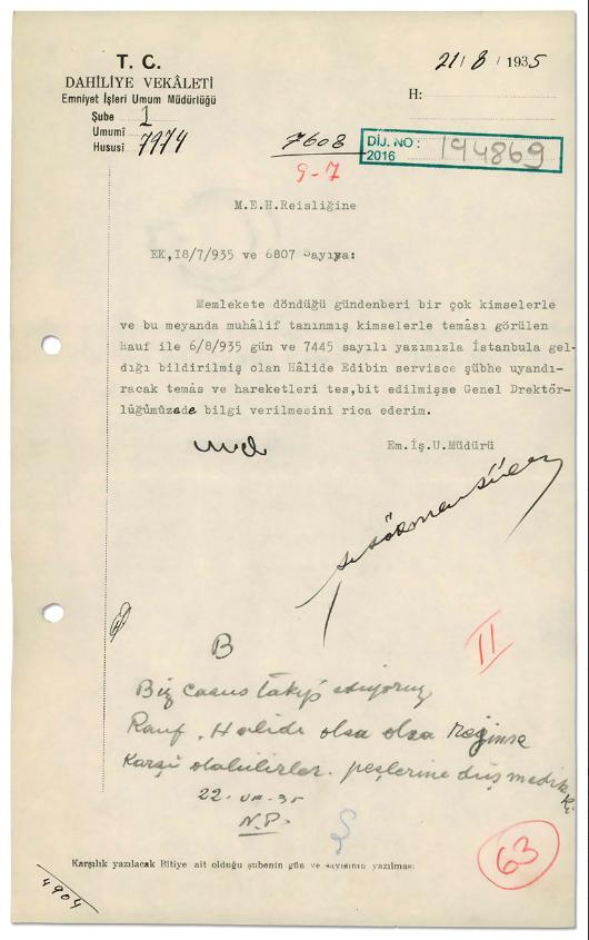 MIT Published Intelligence Reports Regarding Lev Trotsky's Exile in Büyükada