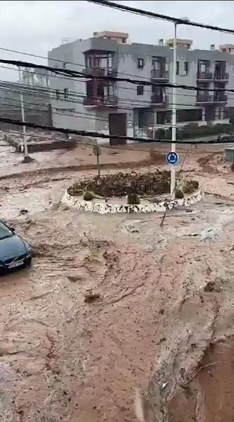 Heavy rains in Spain turned into a flood disaster