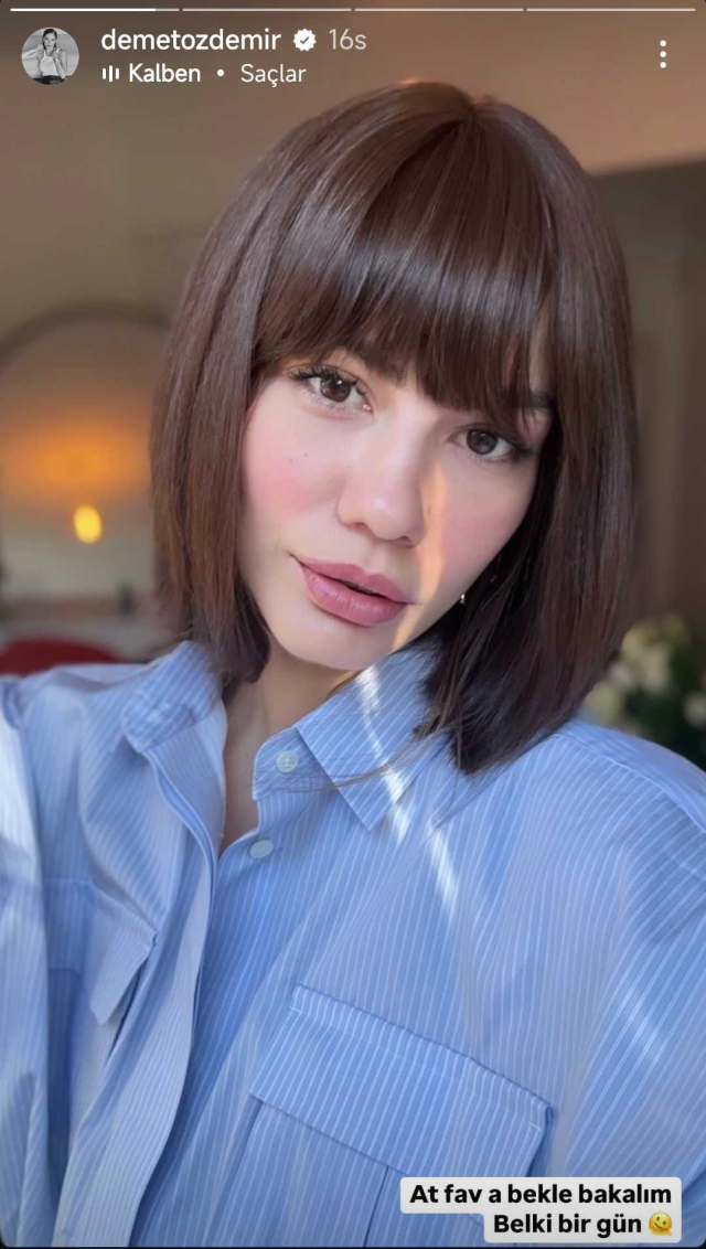 Demet Özdemir's new look! Those who saw it were amazed