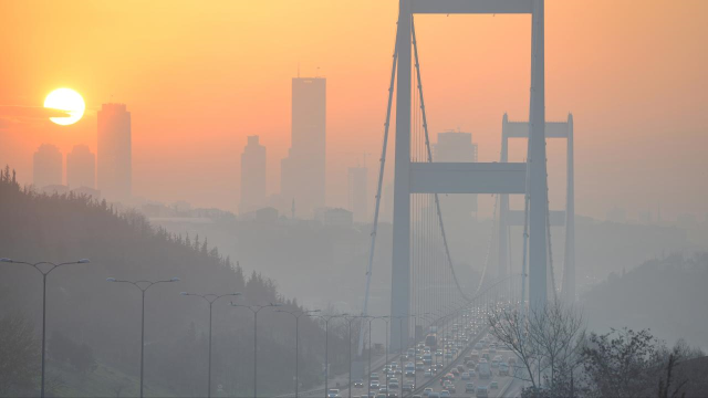 The highest air pollution value in Istanbul was measured in Göztepe