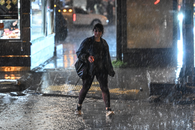 The thunderstorm and hail were effective in Ankara