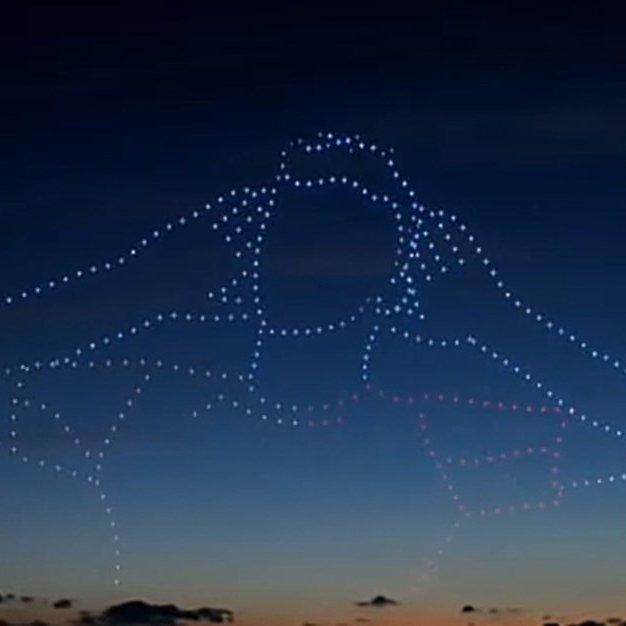 Special unseen drone show preparation for Osimhen by Galatasaray