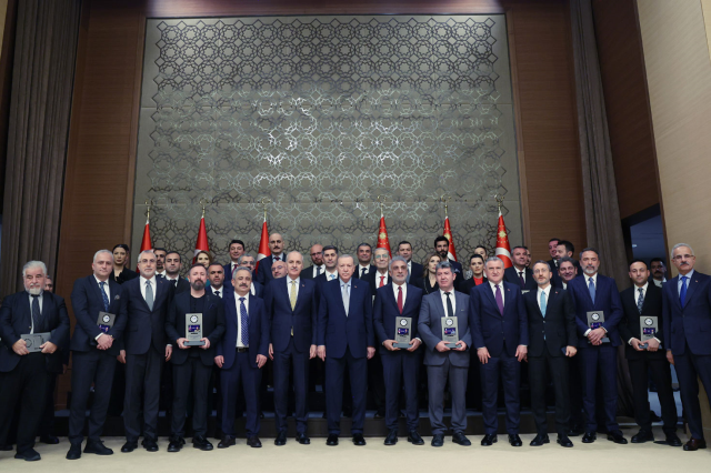 The media awards found their recipients! President Erdoğan thanks the Turkey Press Federation