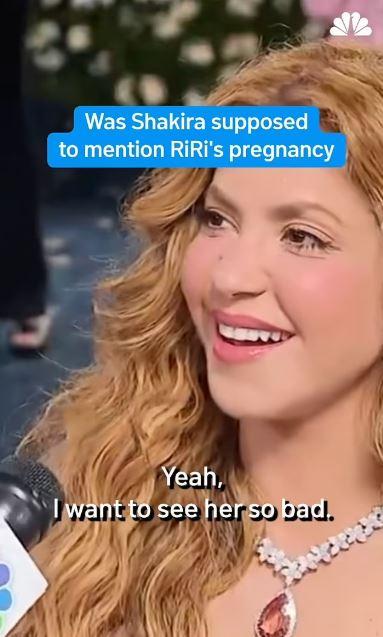 Shakira's big blunder: Confirmed Rihanna's pregnancy by mistake