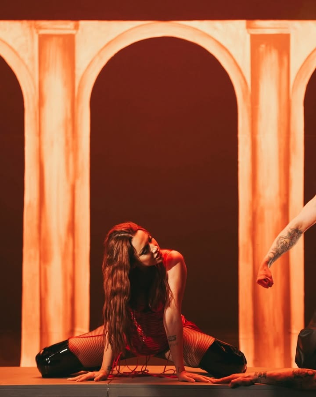 Hadise broke her silence on stage after the criticisms directed at her