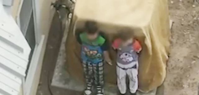 Police opened fire on two siblings aged 7 and 9 who refused to drop their guns