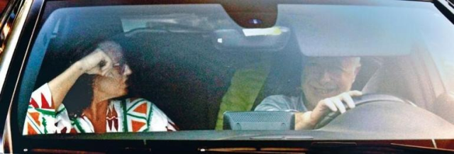 Eda Taşpınar's difficult moments in traffic! She tried to hide with her hands