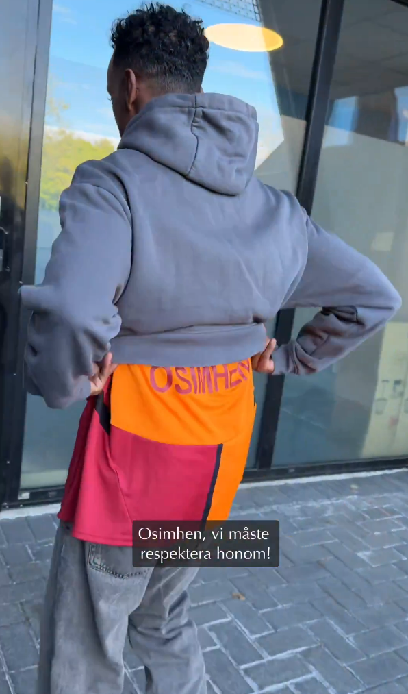 Malmö's star wore the Galatasaray jersey