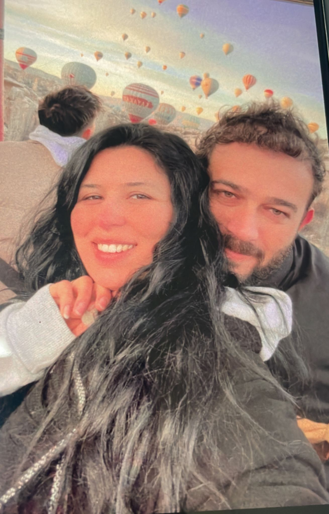 Her husband stabbed her, she fell from the balcony while trying to escape