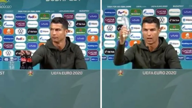 The video of Ronaldo went viral after Ozan Akbaba and Sinem Ünsal's Coca-Cola advertisement