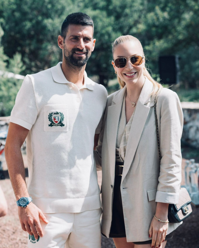 World-famous tennis player Novak Djokovic with Hollywood star Redmayne in Bodrum