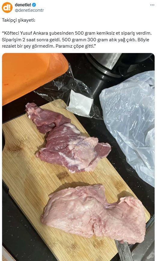 The citizen who ordered meat from Köfteci Yusuf protested: I've never seen such a scandal