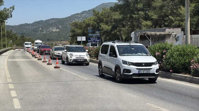 The number of vehicles entering Bodrum during Kurban Bayramı reached 50 thousand