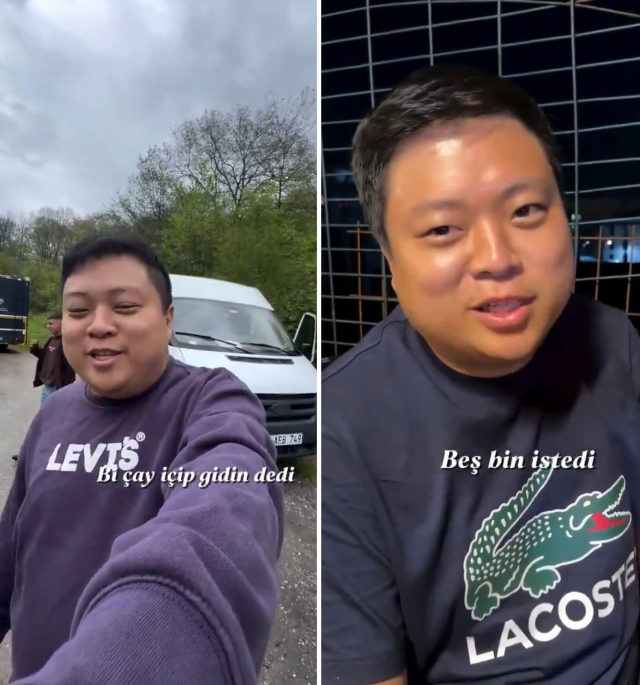 Shock for Korean tourists! They were invited to the wedding meal and allegedly asked for 5,000 lira
