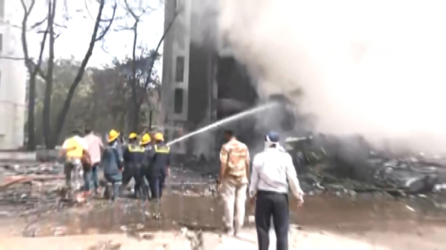 The plane that crashed in India hit a doctor's residence