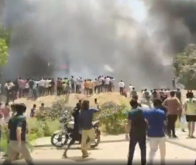 A passenger plane crashed in India