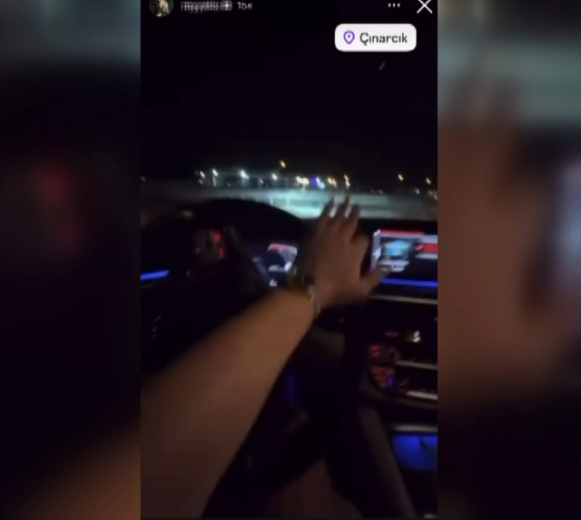 Yağmur, whose driver's license was revoked until 2043, did not obey the ban