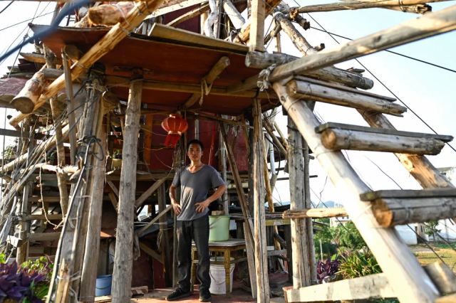 The man who refused to demolish his house despite the demolition order built a massive 10-story pyramid on top of it