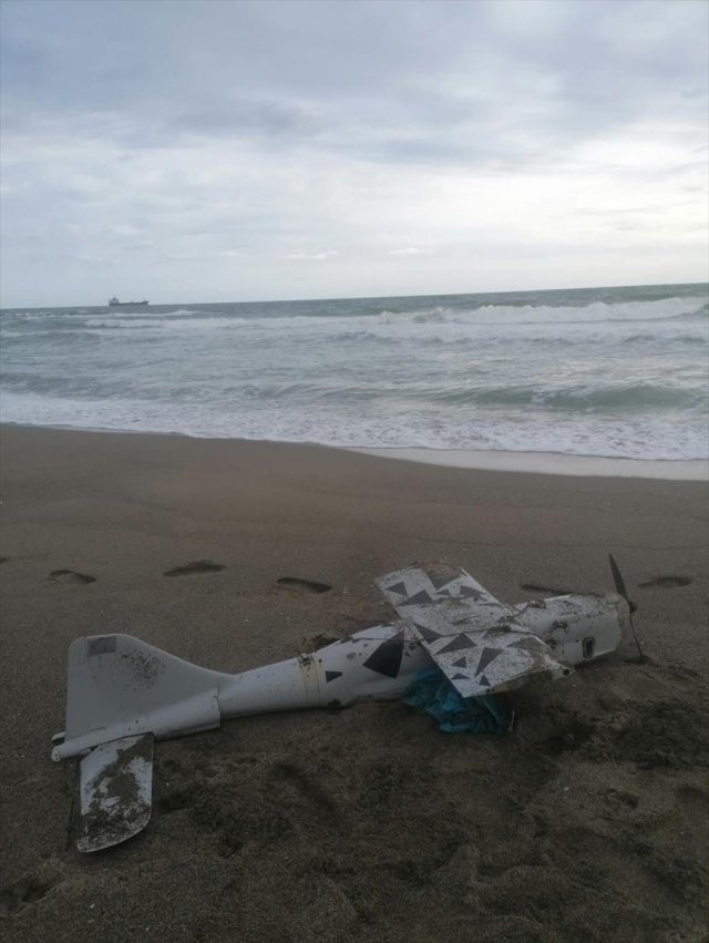 Drone found at the public beach in Sakarya