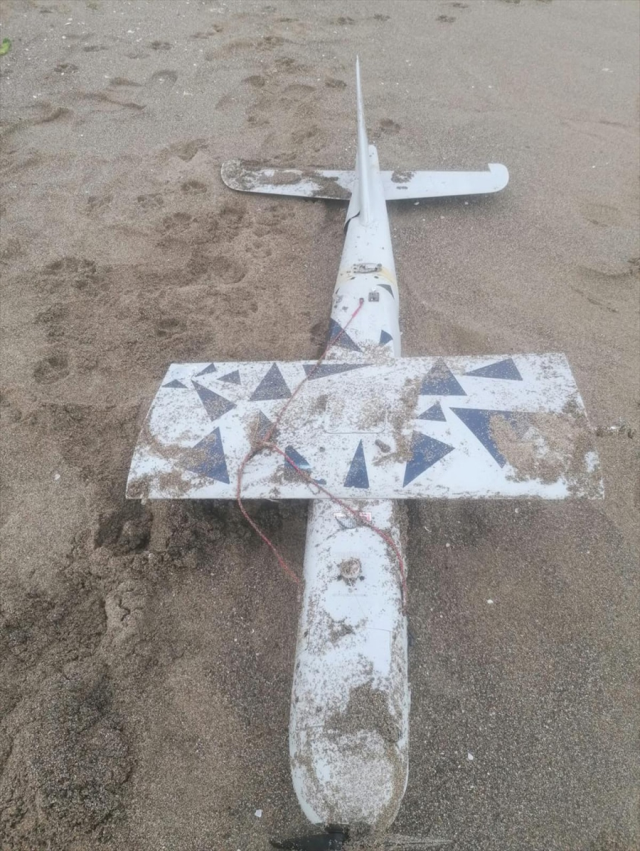 Drone found at the public beach in Sakarya