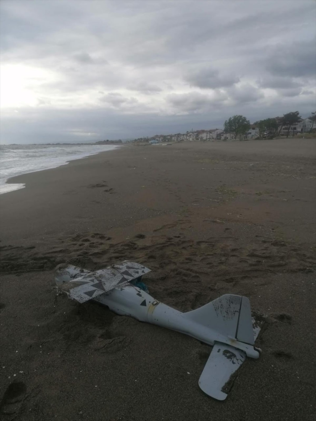 Drone found at the public beach in Sakarya