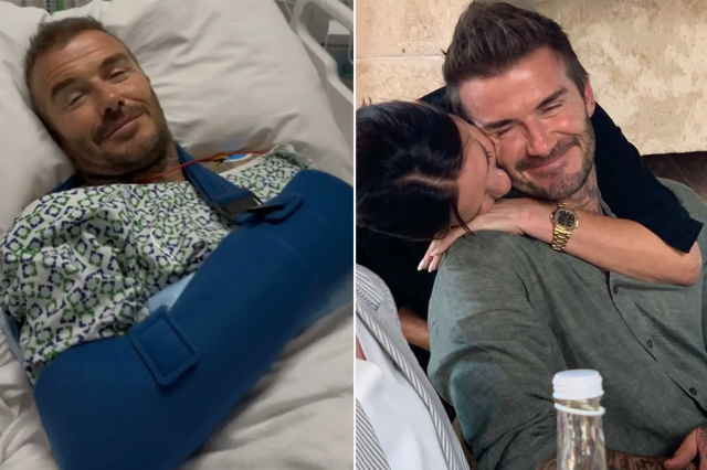 Beckham underwent surgery due to an injury he suffered years ago