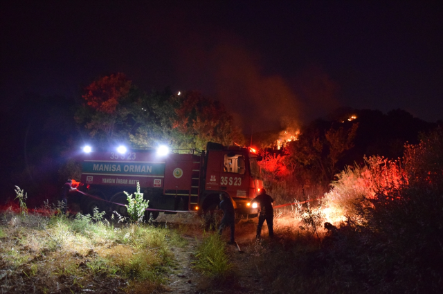 Burned the pillow he saw a tick on and threw it into the garden, an area the size of 17 football fields was turned to ash