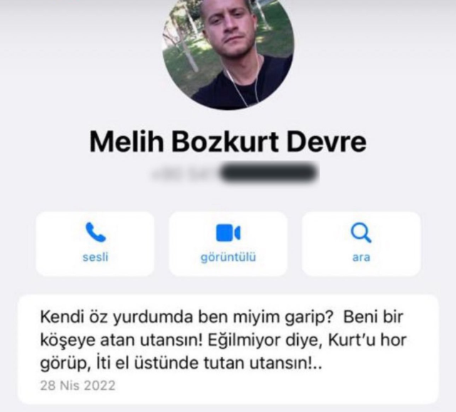 The WhatsApp message of Martyr Lieutenant Melih Bozkurt, whose remains have not been found for 3 years, broke hearts