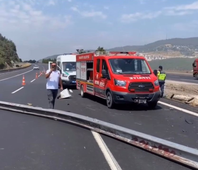 The barrier entered from the engine, came out from the trunk: 2 people lost their lives