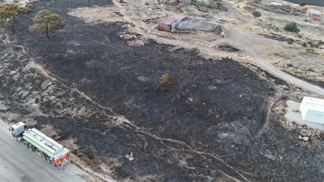 Struggle against forest fires in Marmara! The current state of residential areas is heartbreaking