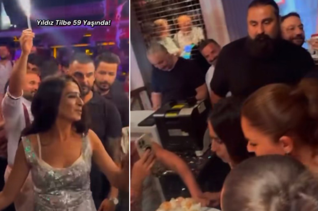 Yıldız Tilbe celebrated her new age on stage