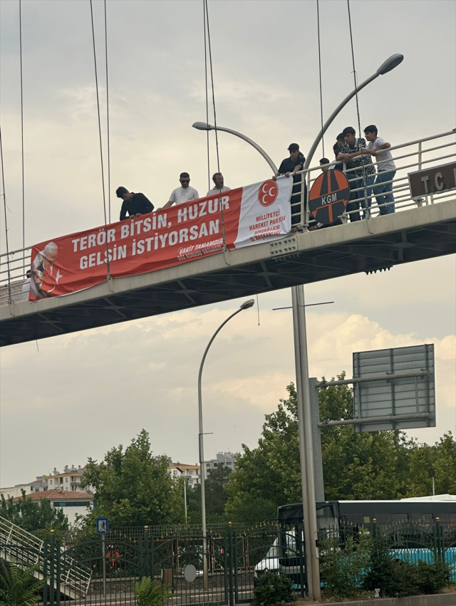 Reflections of the new process! MHP's banners are being hung everywhere in Diyarbakır