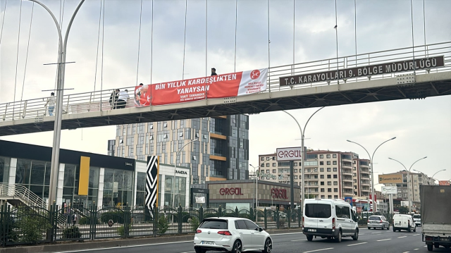 Reflections of the new process! MHP's banners are being hung everywhere in Diyarbakır