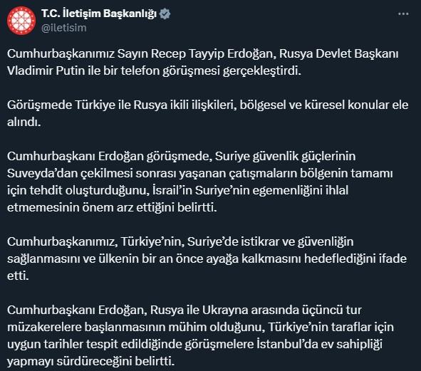 President Erdoğan met with Putin! The conflicts in Syria are on the agenda