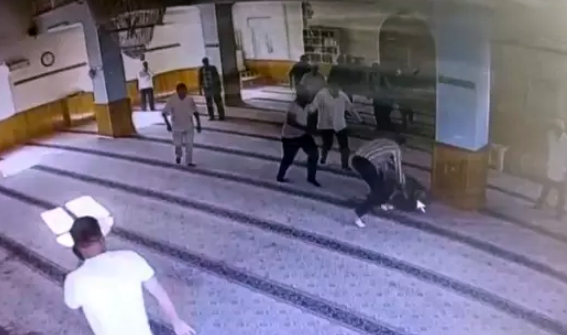 Footage of the brutal murder in the mosque has emerged