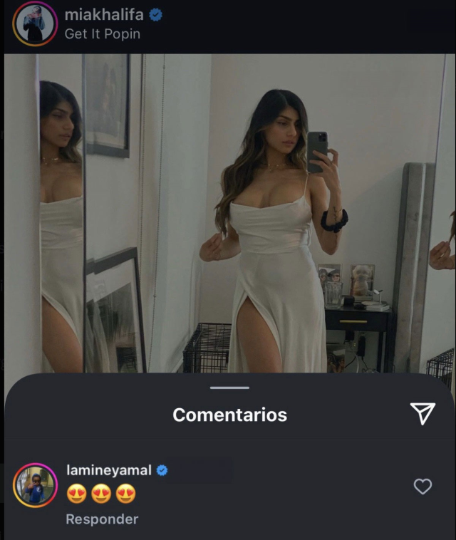 Lamine Yamal's comment on the adult film star's photo became a sensation