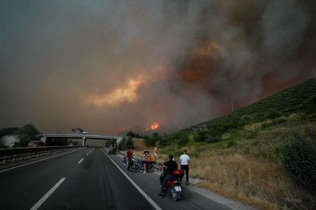 Flames are advancing rapidly in Bilecik! 7 villages have been evacuated