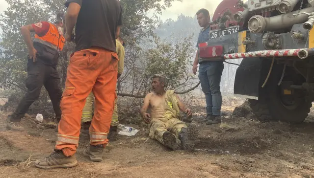 The cry of the forest worker injured in the disaster broke hearts: I'm burning, save me